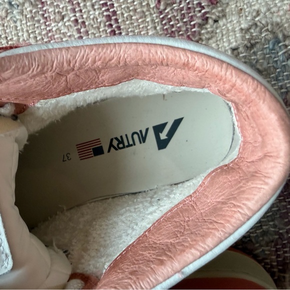 Autry Pink and White Sneakers - Picture 4 of 5